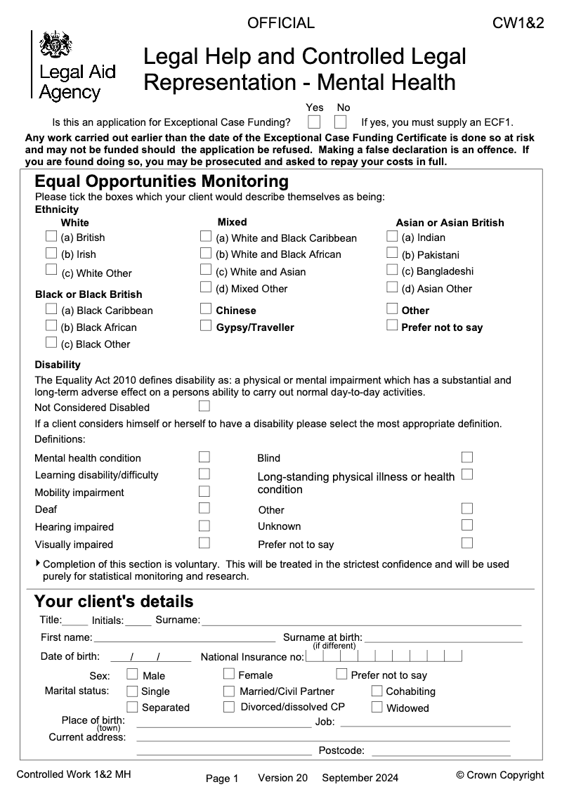 CW1 2 MH Legal Help and Controlled Legal Representation Mental Health preview