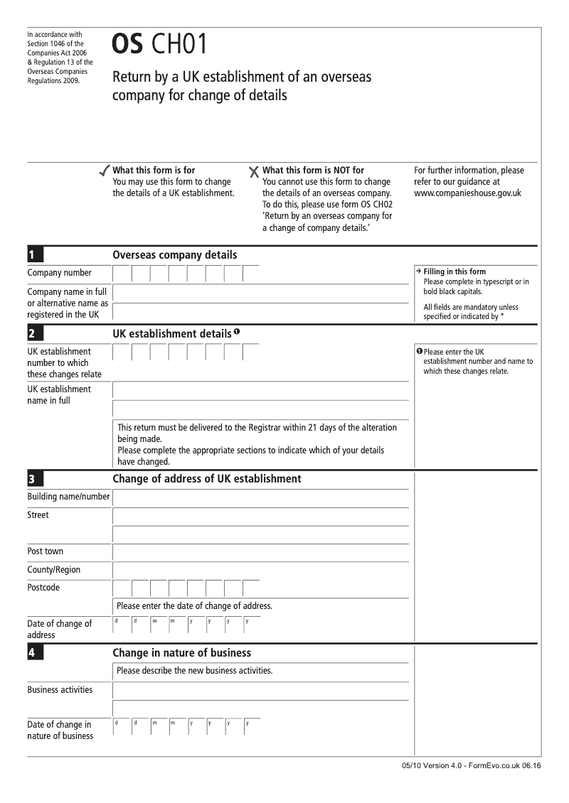 OS CH01 Return by a UK establishment of an overseas company for change of details Section 1046 preview