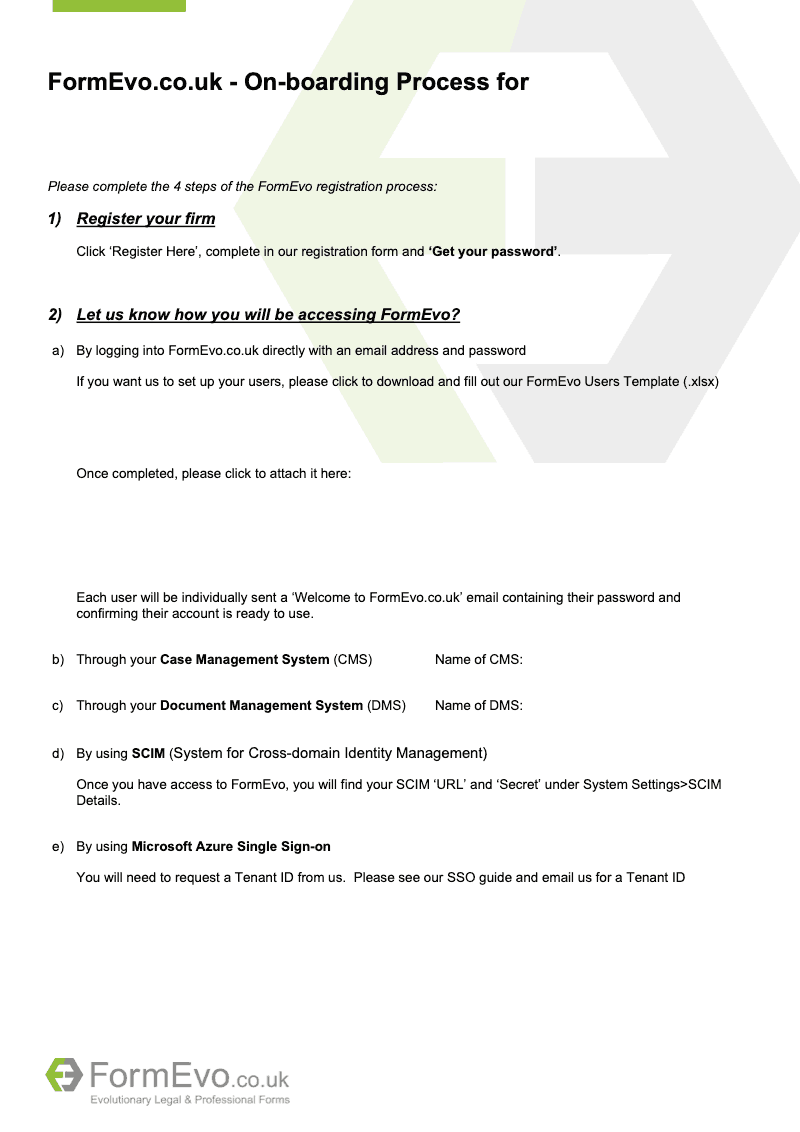 Proposal Form Step 2 of 2 Formevo Step 2 preview